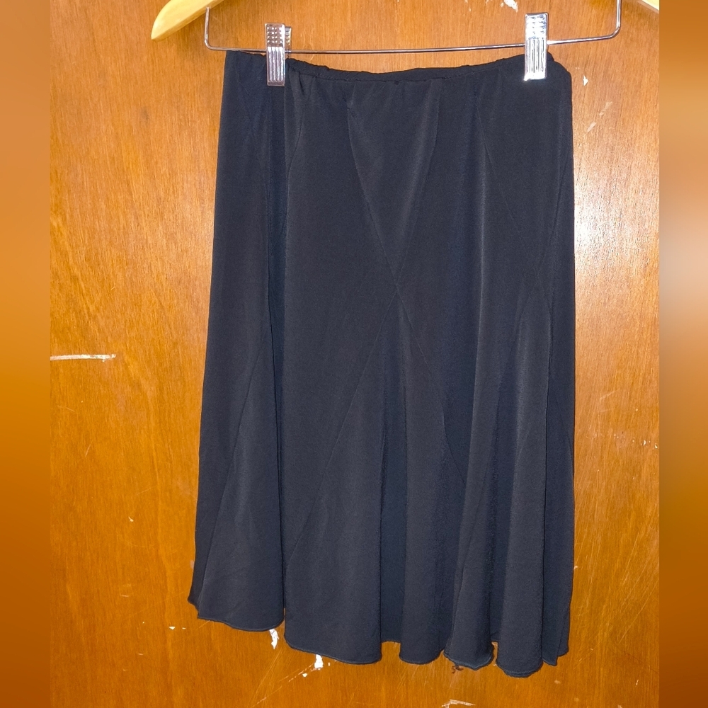 Amy Byer Classic Black A-Line Skirt